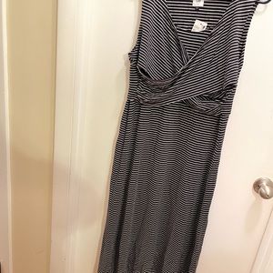 Navy and White Stripe Launch Dress